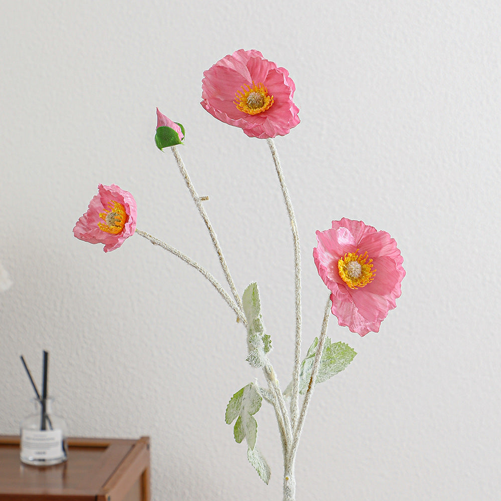 Decorative Art Poppy Bouquet