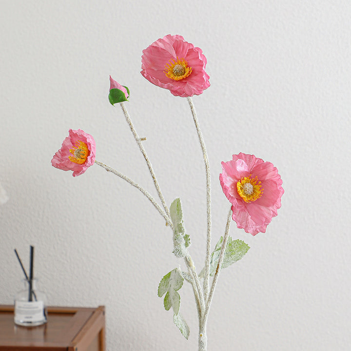 Decorative Art Poppy Bouquet