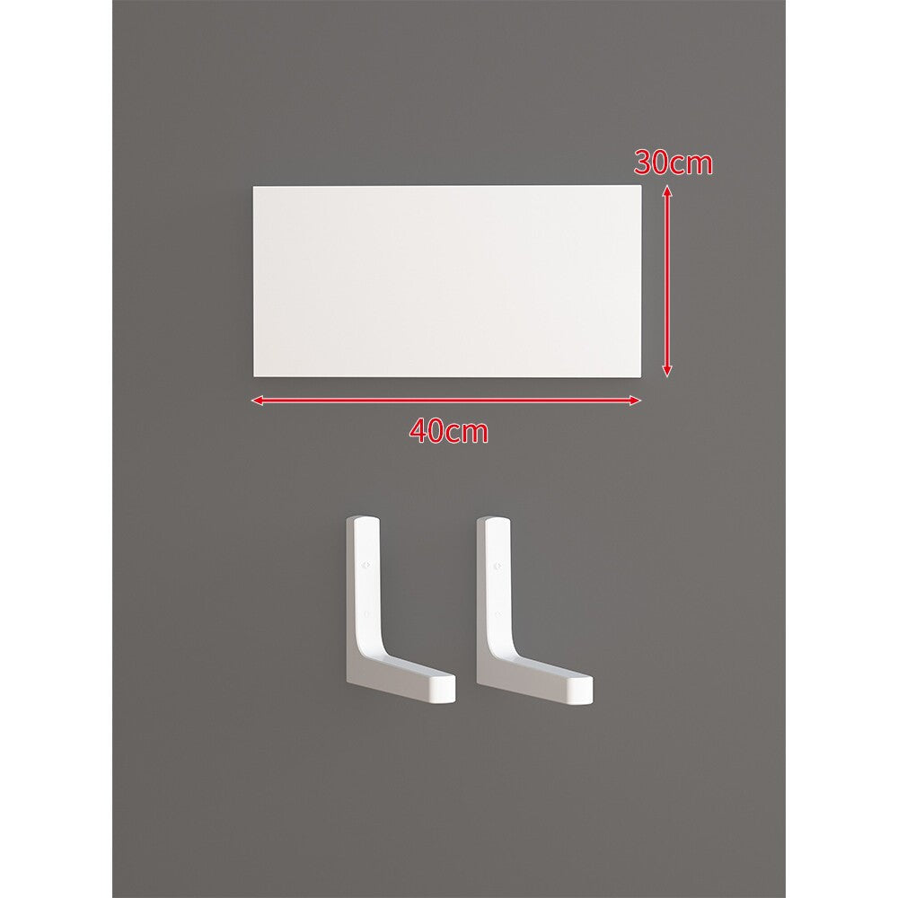 Long Narrow Floating Wall Shelf Kit with Concealed Heavy-Duty Brackets