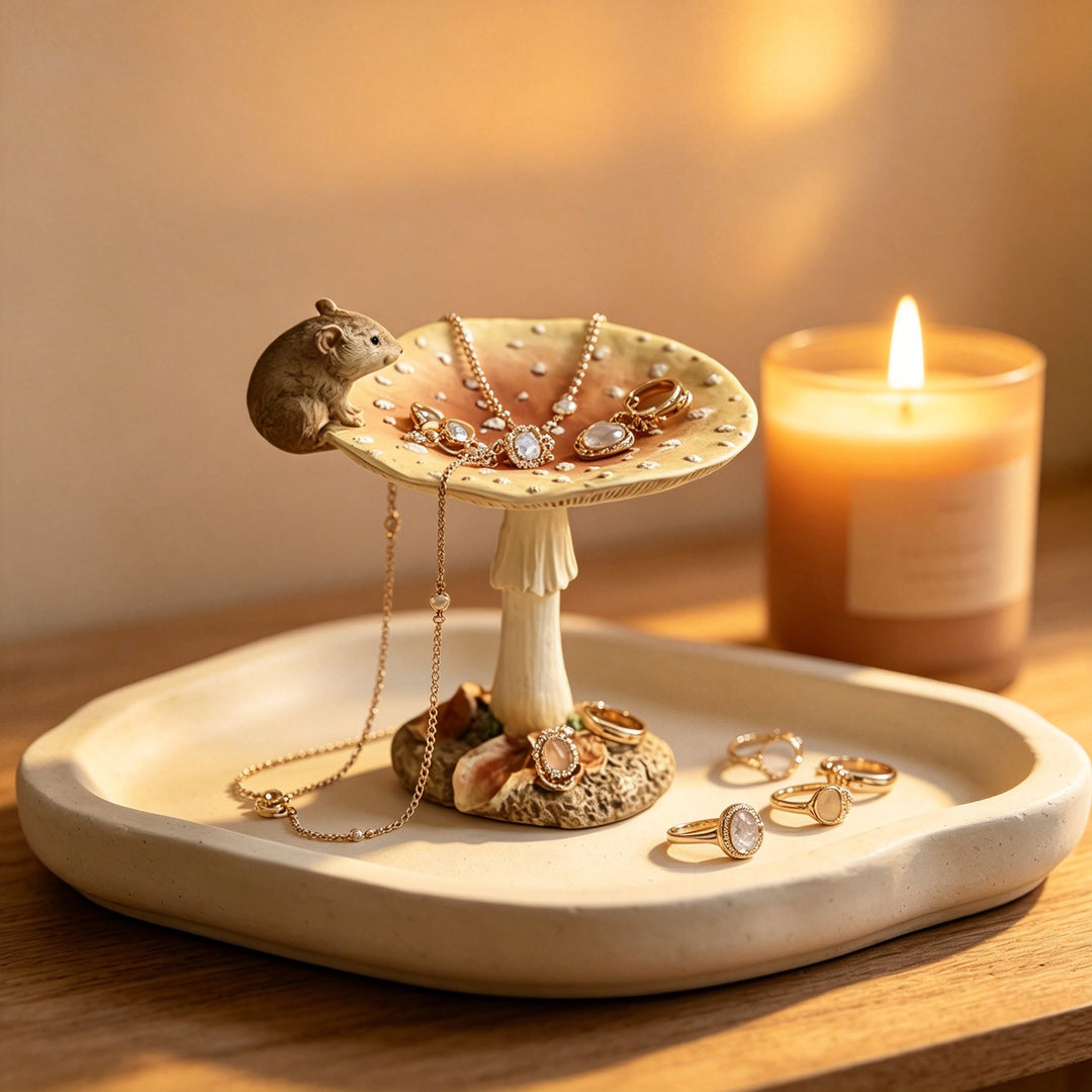 Decorative Mushroom Figurine