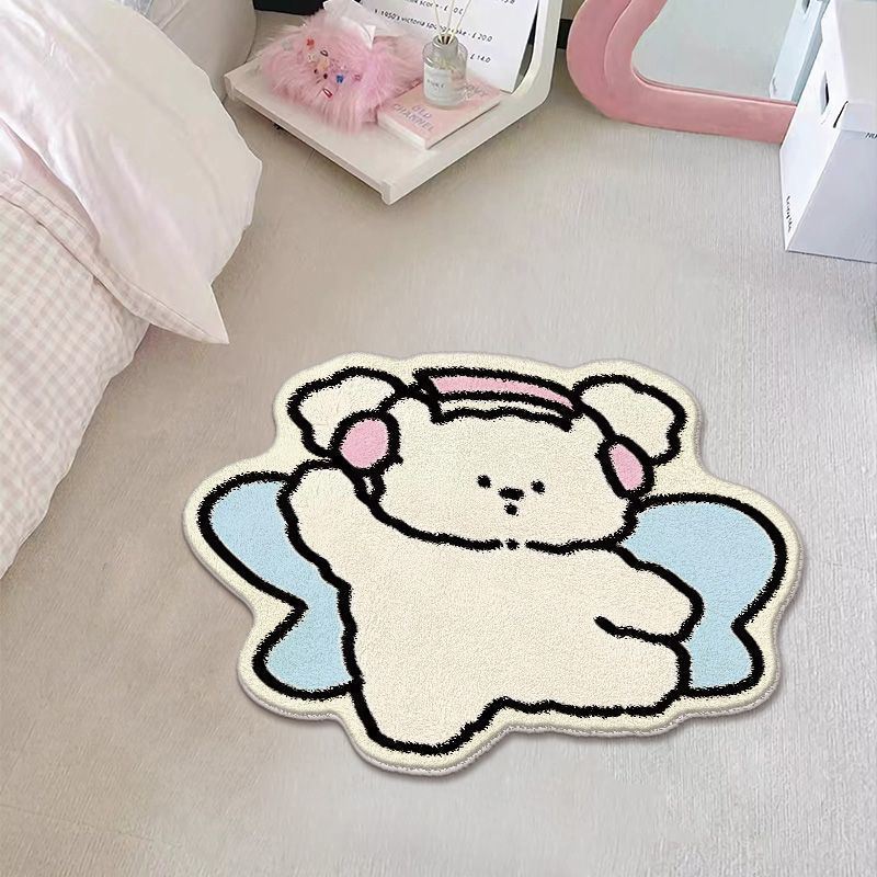 Adorable Cartoon Bear Area Rug