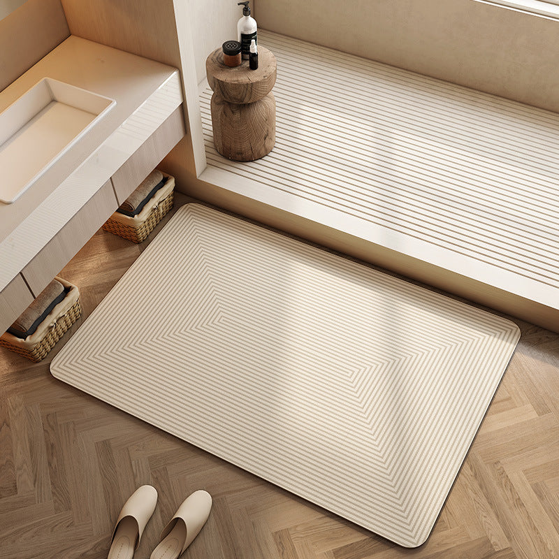 Geometric Patterned Bath Mat