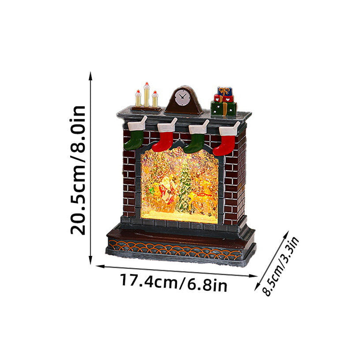 Decorative fireplace figure