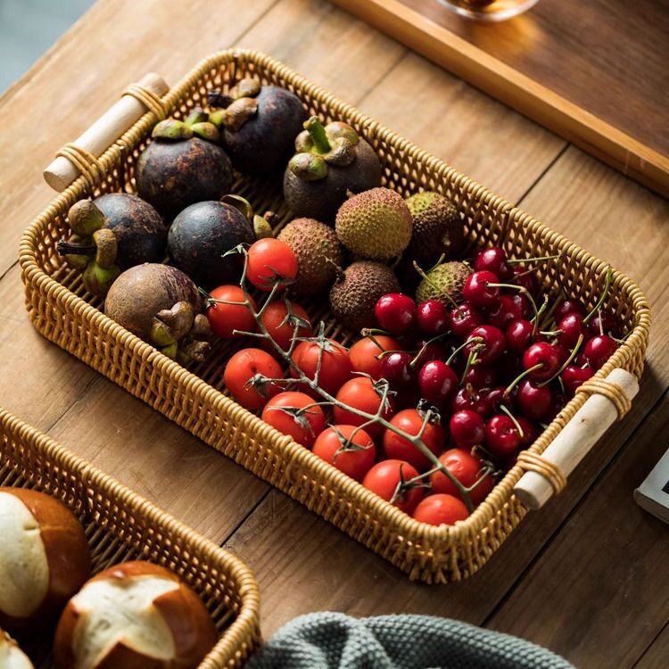 Rectangular Woven Storage Basket