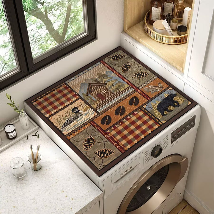 Wildlife-Themed Laundry Room Mat