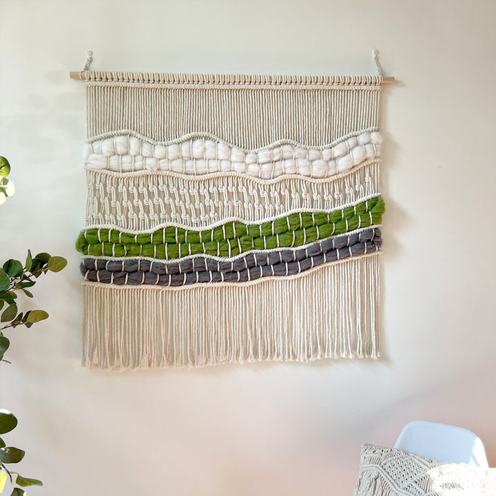 Woven Macrame Wall Tapestry