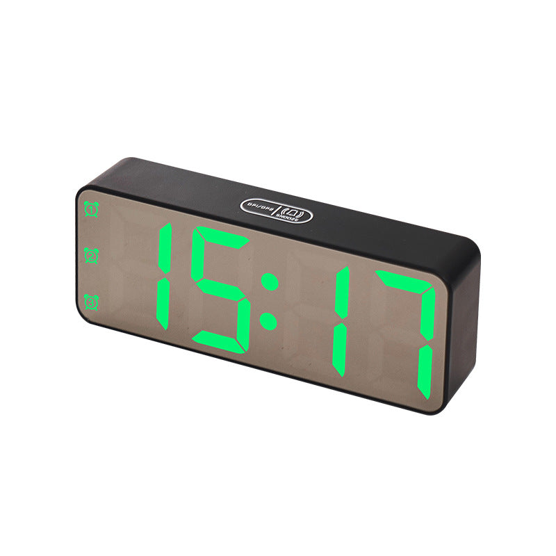 Digital alarm clock with large display