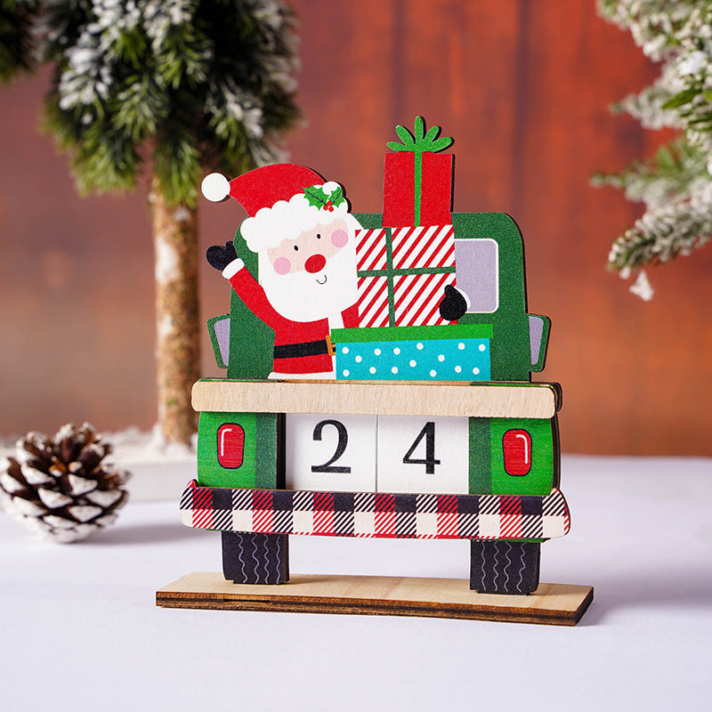 Advent calendar with Santa Claus motif