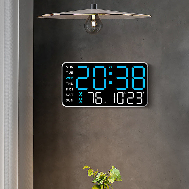 Digital watch with multifunctional LED display