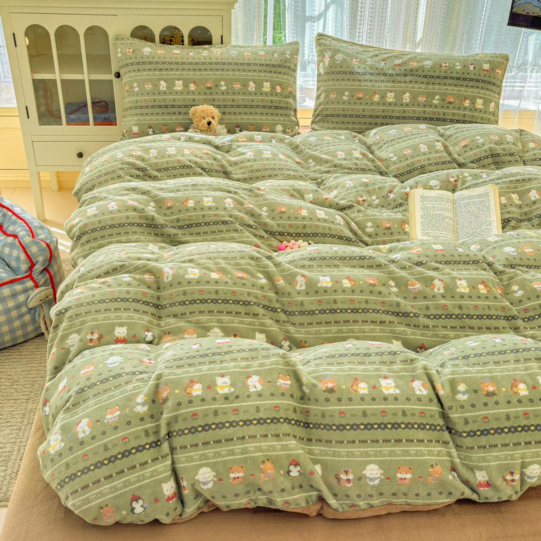 Playful Animal-Themed Comforter Set
