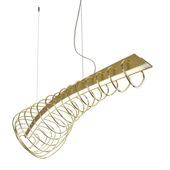 Artistic abstract pendant light