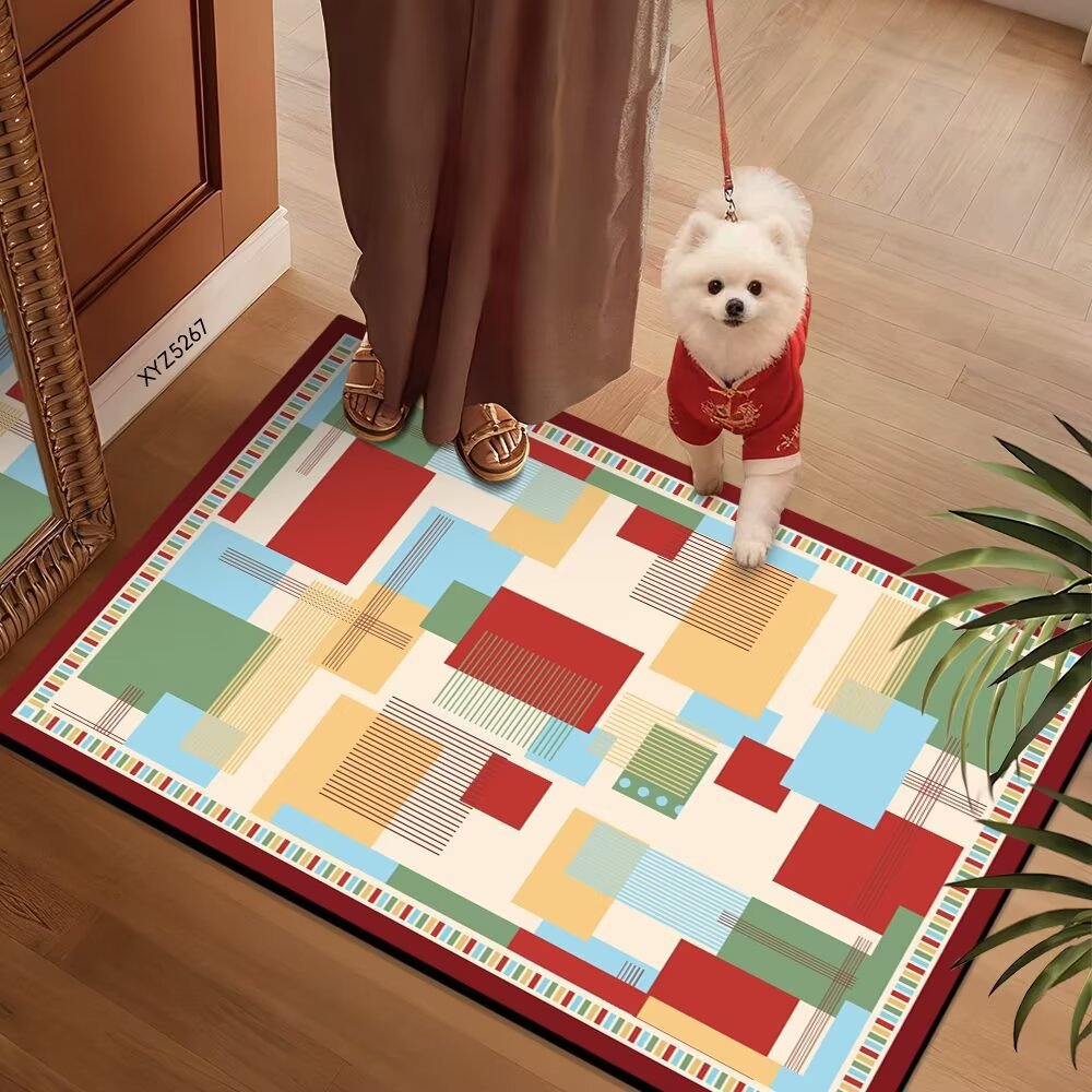 Colorful Patterned Floor Mat