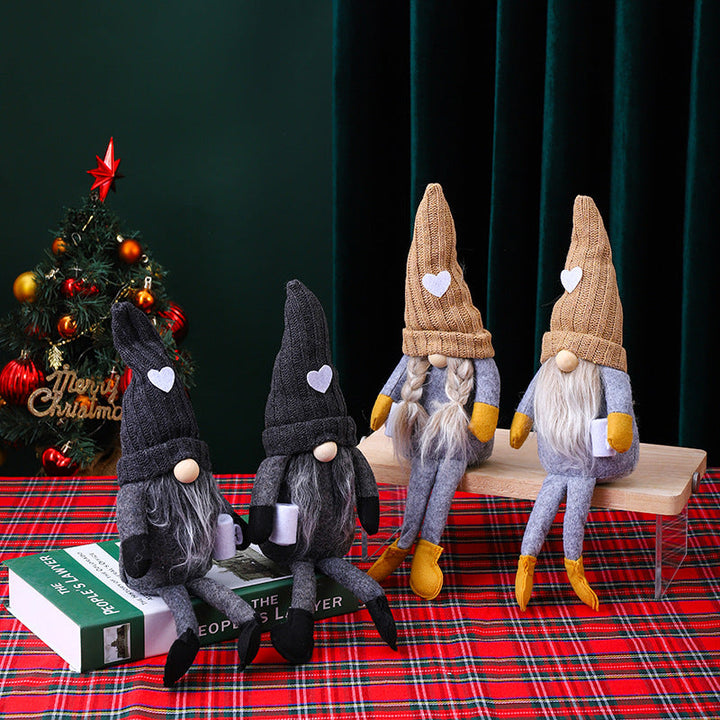 Decorative Christmas gnome figure