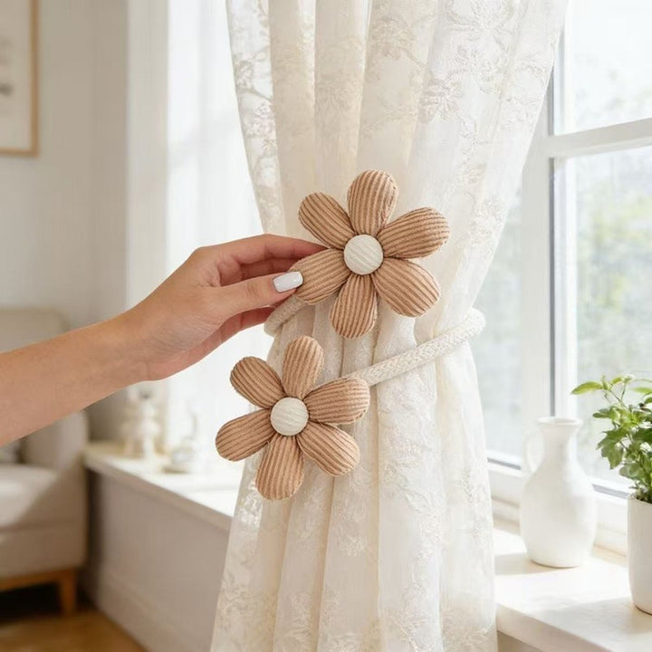 Decorative curtain holder