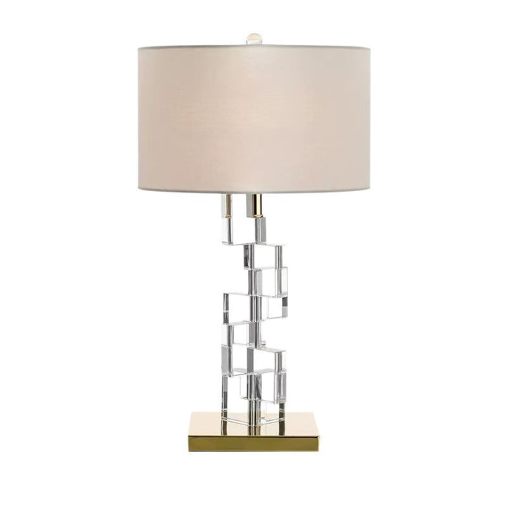 Modern Crystal Block Table Lamp