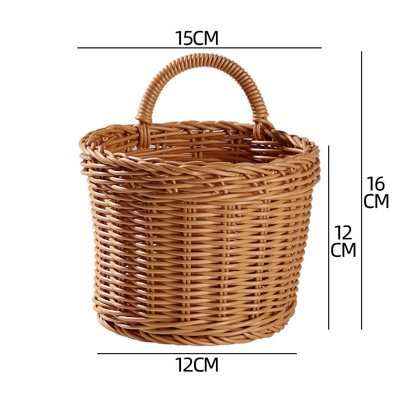 Hand-Woven Decorative Storage Basket