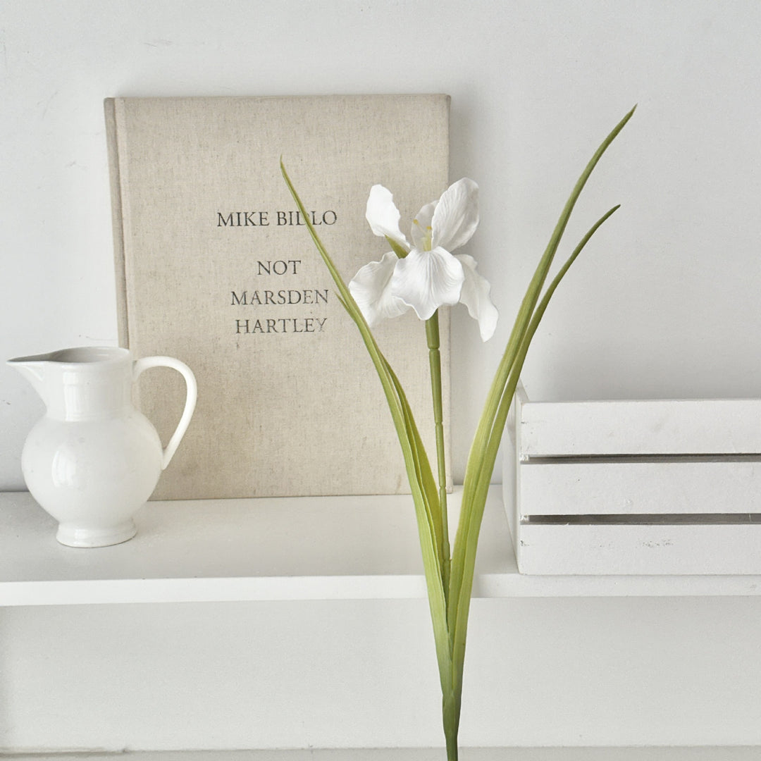 Elegant Faux Iris Floral Arrangement