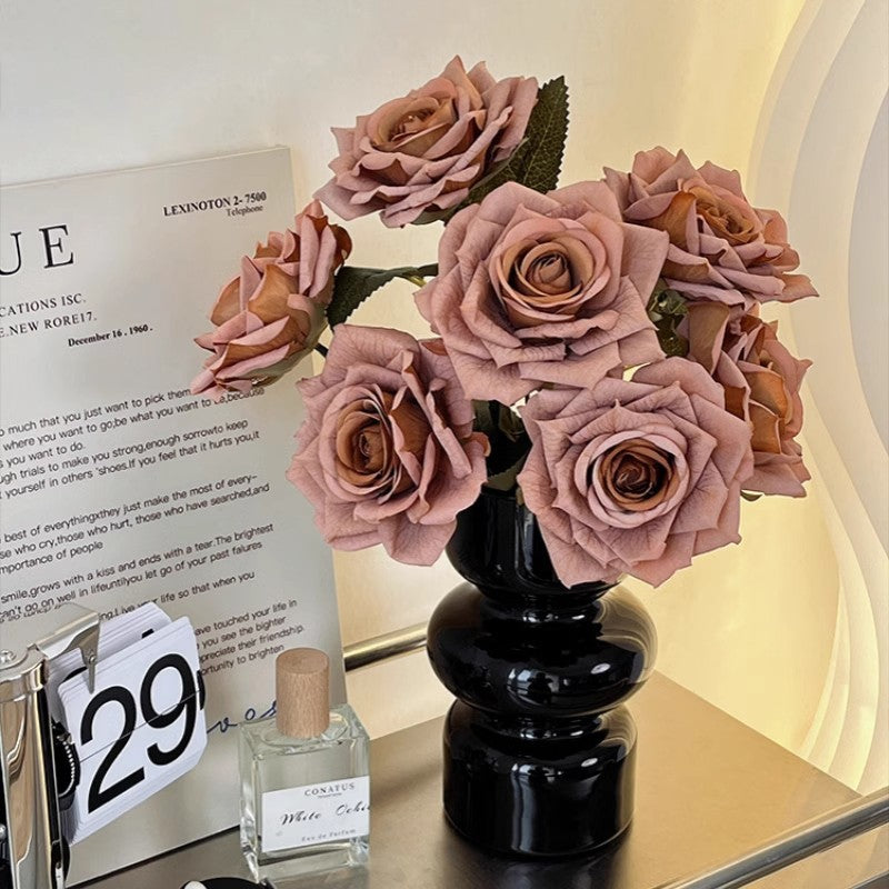 Luxurious Faux Green Rose Bouquet