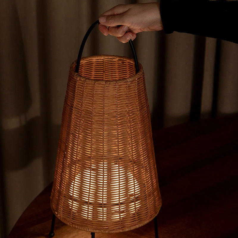 Portable Rattan Lantern
