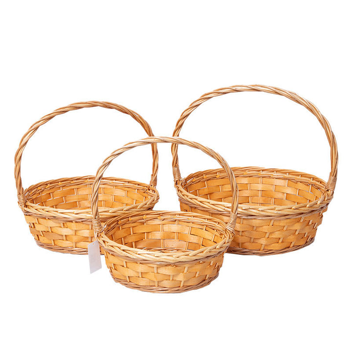 Handcrafted Woven Storage Baskets Set