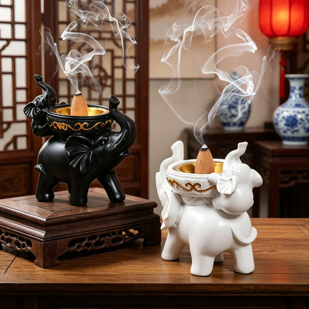 Elephant-Shaped Decorative Planter