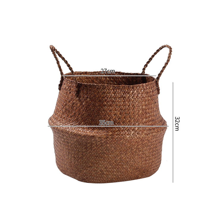 Handcrafted Woven Storage Bucket