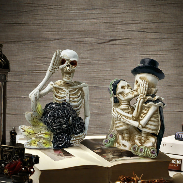 Romantic Skeleton Figure