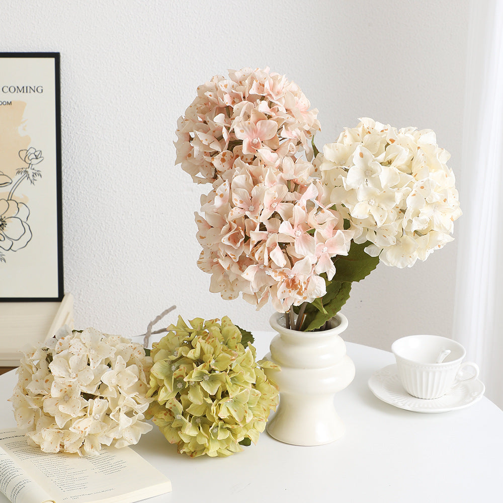 Artificial Hydrangea Flower Bouquet with Realistic Details