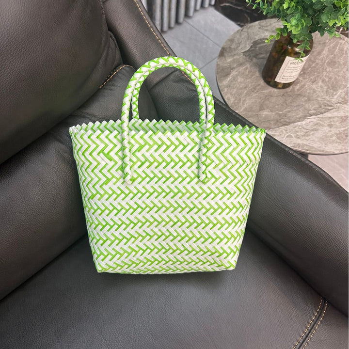 Handcrafted straw bag