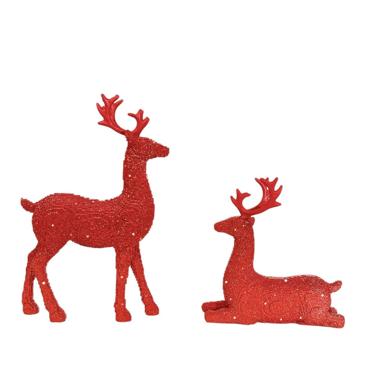 Elegant Christmas decoration in the form of reindeer