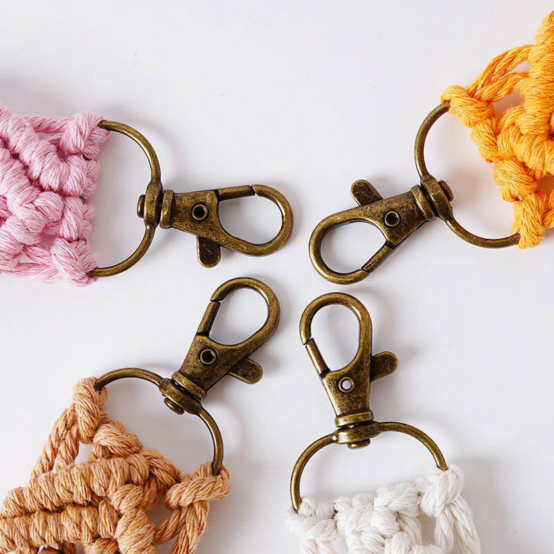 Personalized Macrame Keychain Holder