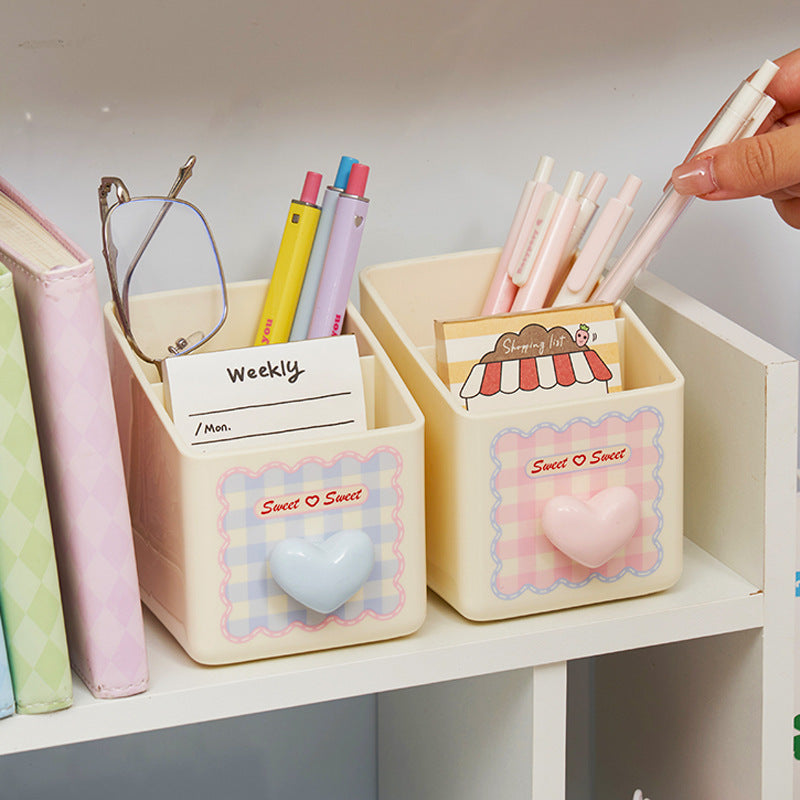 Cute Multi-Compartment Desk Organizer