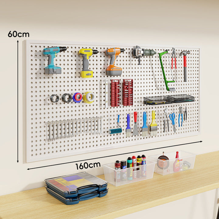 Pegboard Double-Prong Metal Hooks Compact Heavy-Duty Display Hangers