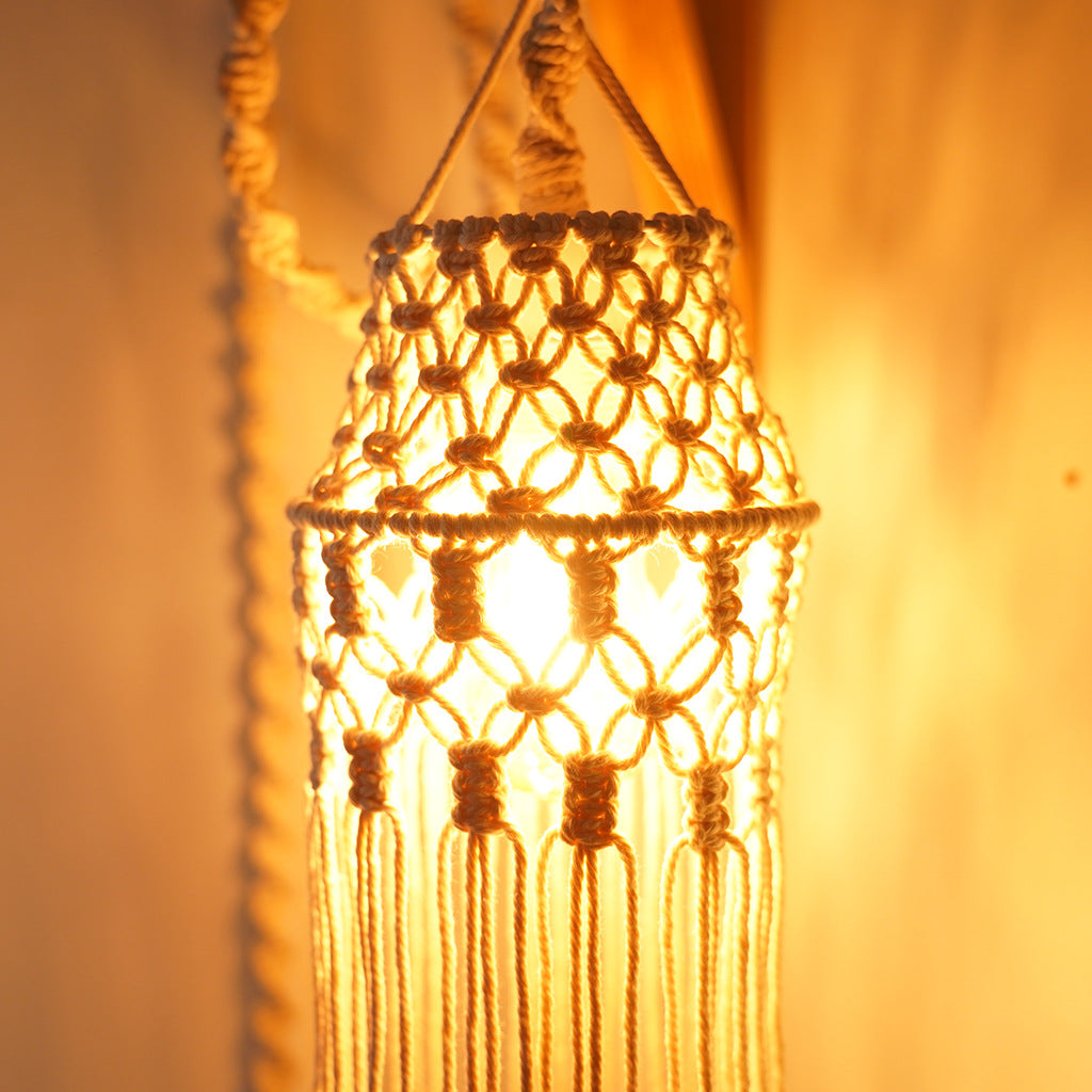 Decorative Macramé Pendant Light