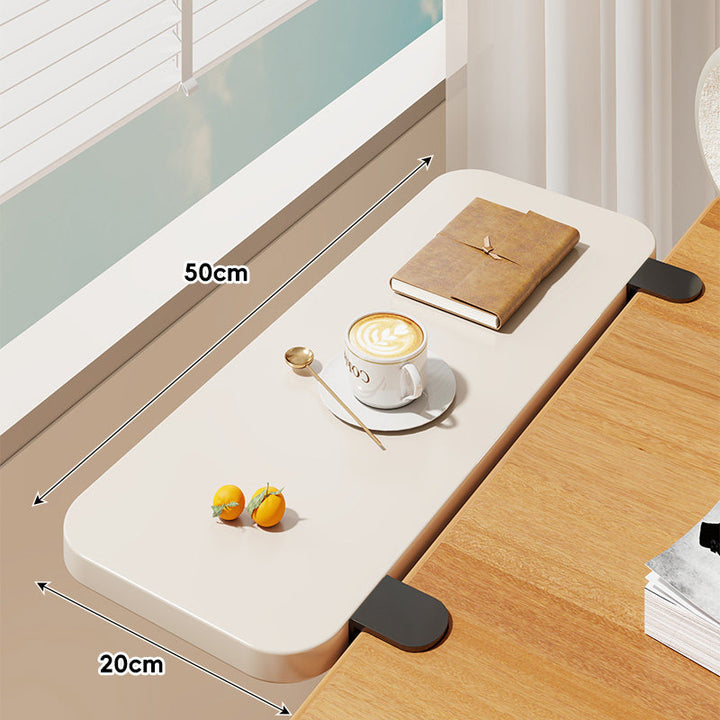 Clamp-On Window Sill Desk Extension Shelf