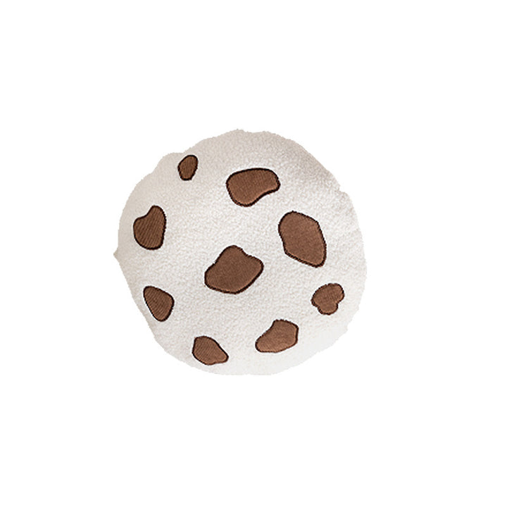 Teddy beret with spotted pattern