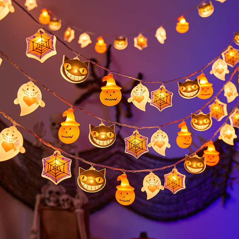 Festive Ghost LED String Lights