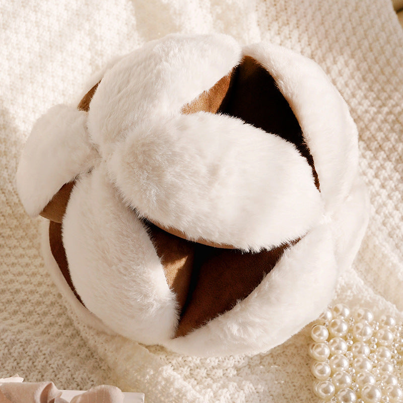 Luxurious Faux Fur Decorative Pillow