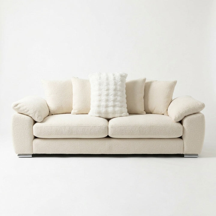 Plush Textured Decorative Cushion