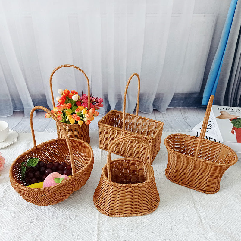 Handcrafted Natural Woven Storage Baskets