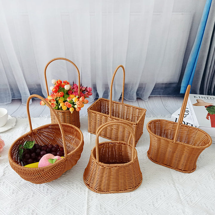 Handcrafted Natural Woven Storage Baskets