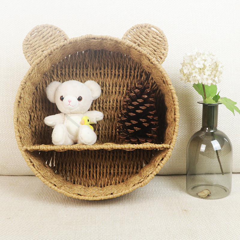 Creative wall shelf in bear design
