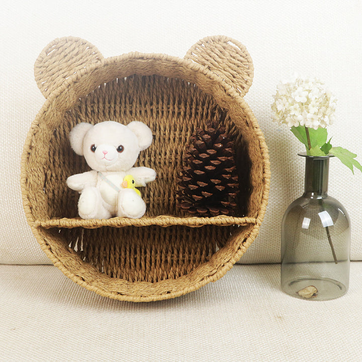Creative wall shelf in bear design