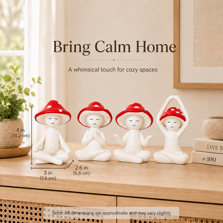 Playful Zen Garden Decor Figure Set