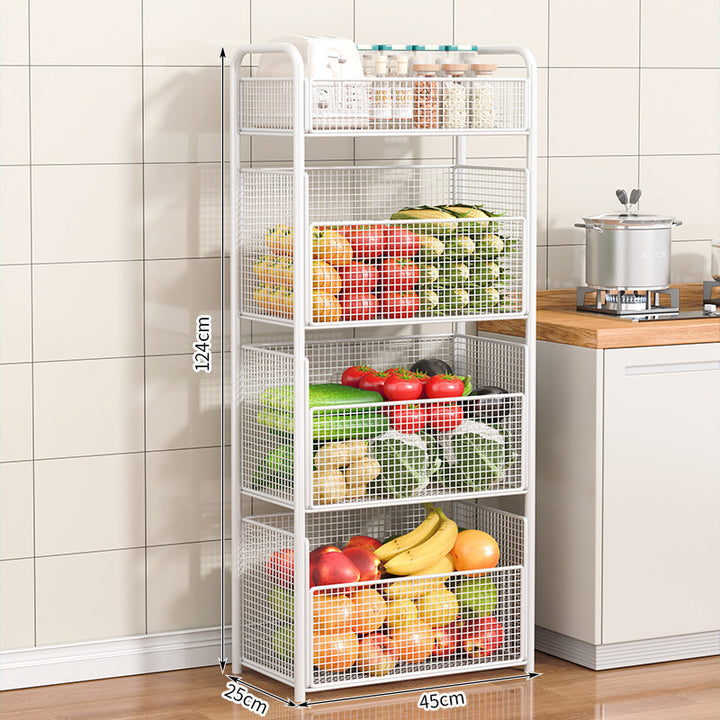 Rolling Kitchen Storage Rack