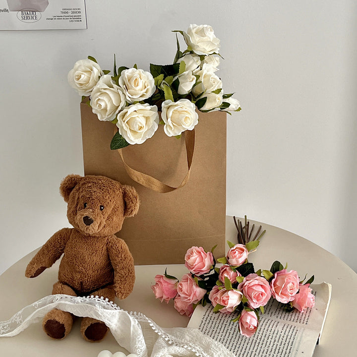 Lifelike Artificial Rose Bouquet