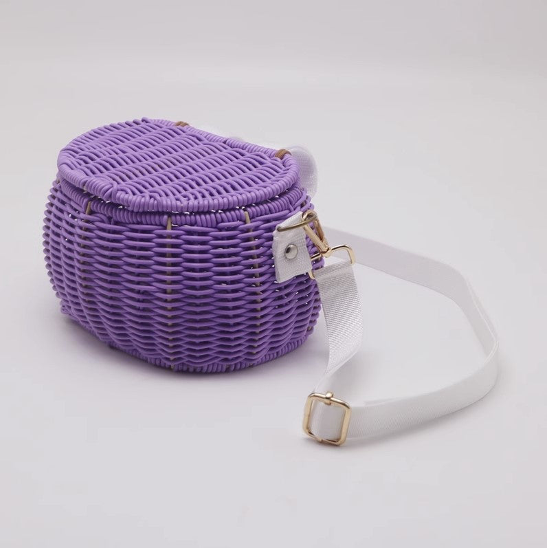 Handmade basket bag