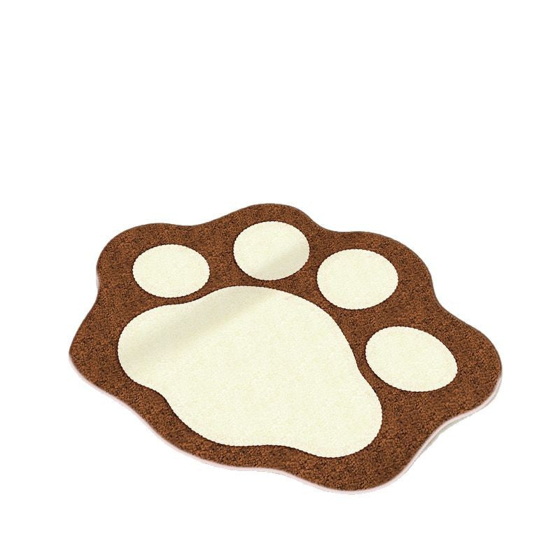 Fun Paw Print Bath Mat
