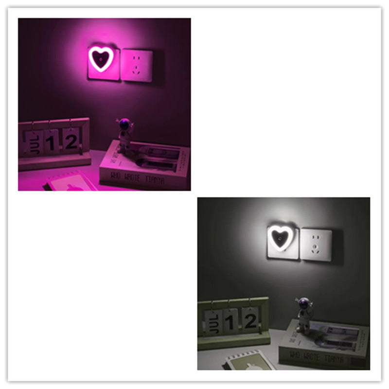 LED Heart-Shaped Night Light