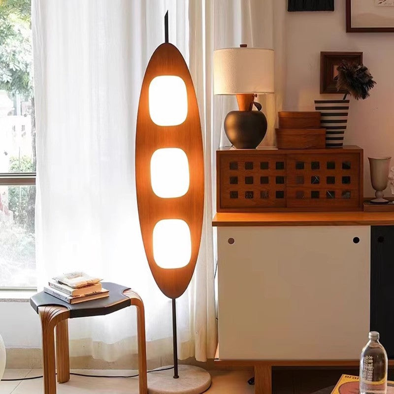Modern sculptural floor lamp